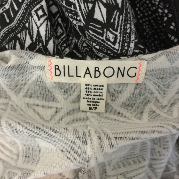 BILLABONG Mini Dress Black/White Aztec Design S - Picture 7 of 7